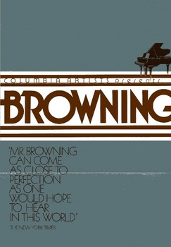Pianist John Browning performs - 1988