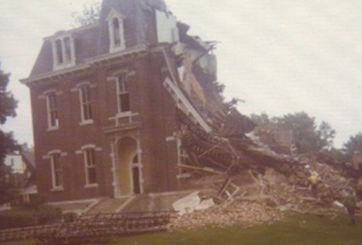 Music Hall demolished - 1976