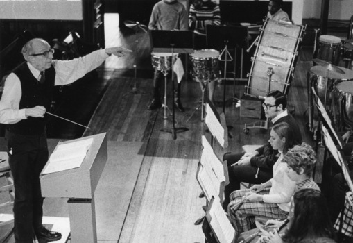 Aaron Copland at DePauw University - 1971