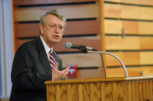Robert Bottoms presenting the keynote address "Listening to Annoying Voices"