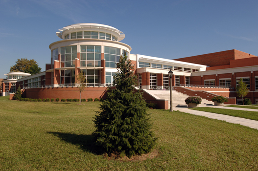 Southern view of the Green Center