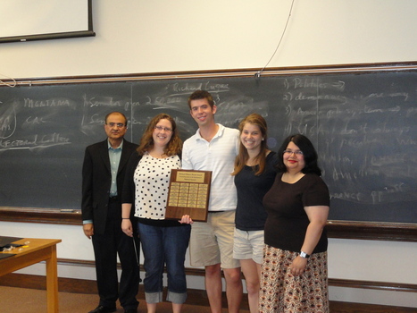 2012 Bunch Award Winners - Bowers, Tykvart and Bible