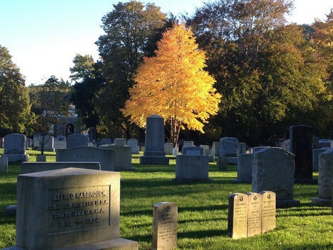 The beautiful cemetery at West Point 