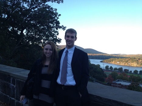 Cheney and Tyler enjoying the views at the academy