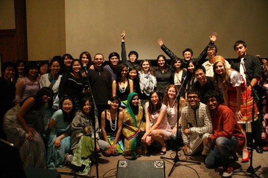 ISA members at the International Bazaar. The Bazaar is an annual event in which we present our diverse home style cuisines and perform. Most importantly, we have fun.