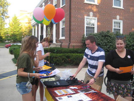 The Activities and Community Service Fair offers students the opportunity to get involved on campus and in the community.