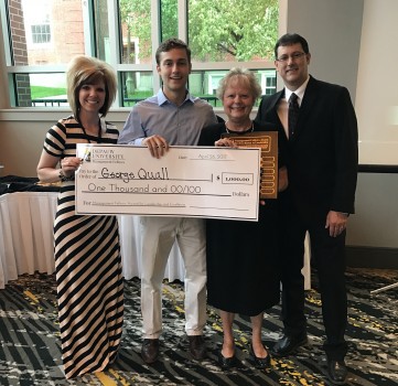 George Quall ’17 - Inaugural Recipient of the Management Fellows Award for Excellence in Leadership.