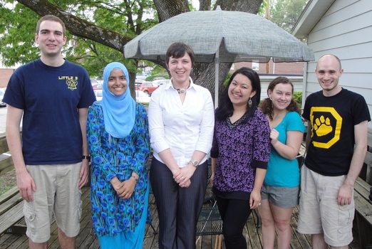 Director Kate Smanik and the 2010-2012 Interfaith Interns