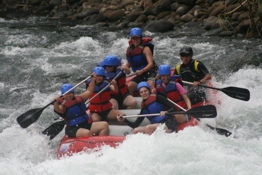 White water rafting in Costa Rica