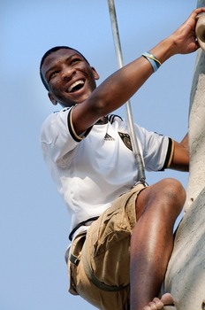 Rock climbing in the Nature Park