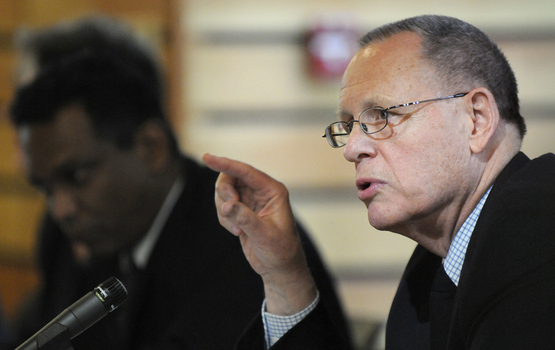 John Roth during Humanitarian Intervention Symposium