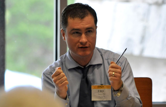 Aasen at the DePauw Discourse in 2010