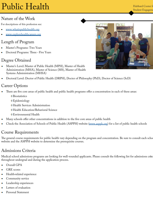 Public Health universities guides Public Health universities guides