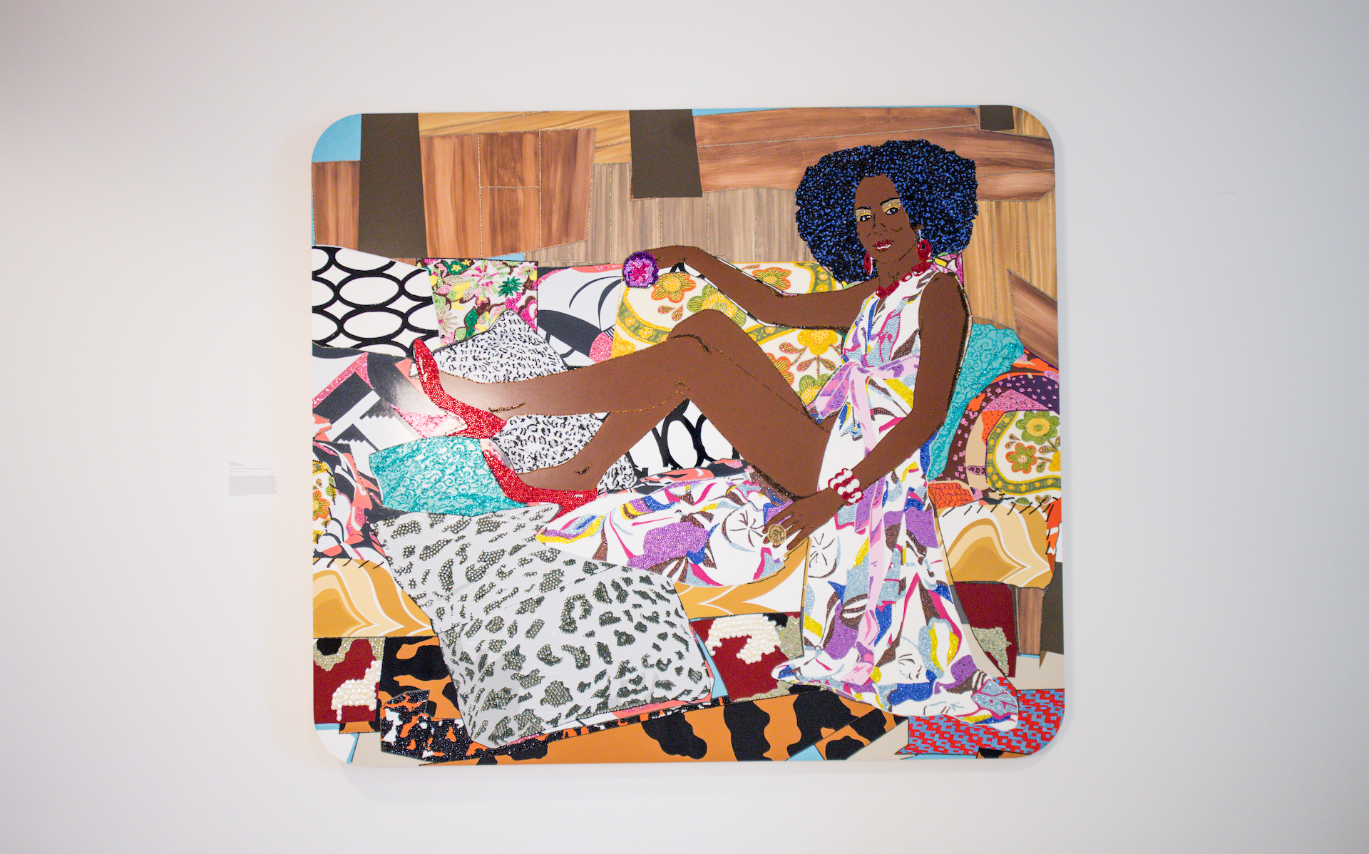 "I’m not the Woman You Think I am" by Mickalene Thomas