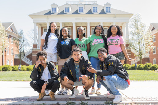 Greek life students 
