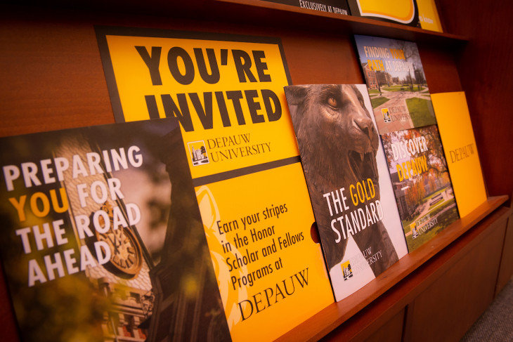 photo of stack of admission publications