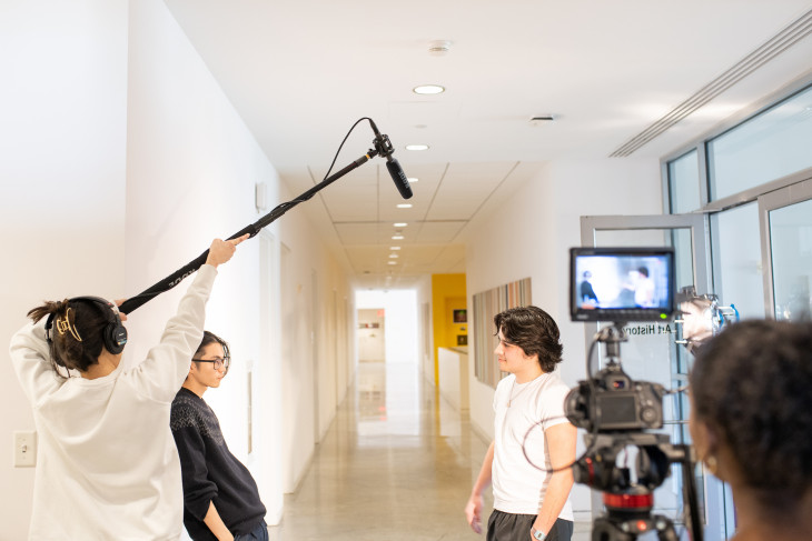 DePauw film and art studies students
