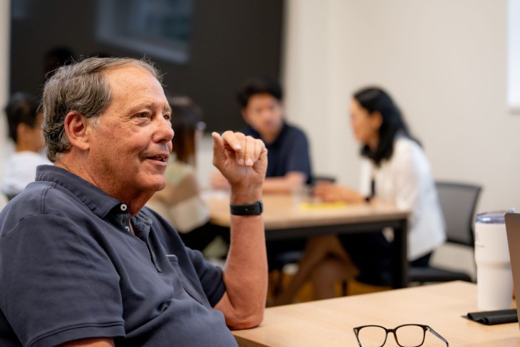Gary Lemon in classroom