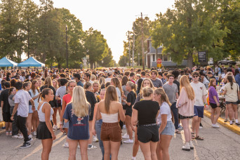 Packed the Street! 