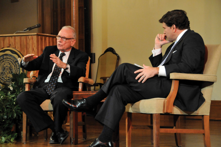 LEE HAMILTON ’52 at lecture