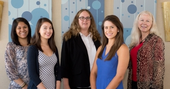 Four Female Majors Attend Annual STARS Celebration, (Fall, 2014)