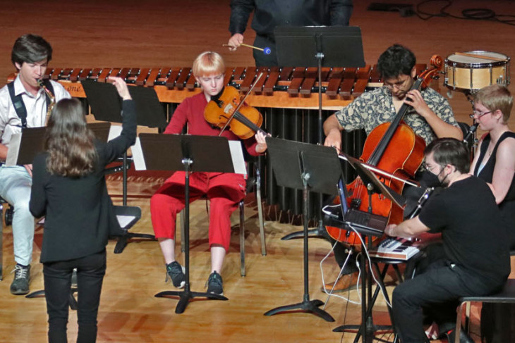 Ensemble playing onstage