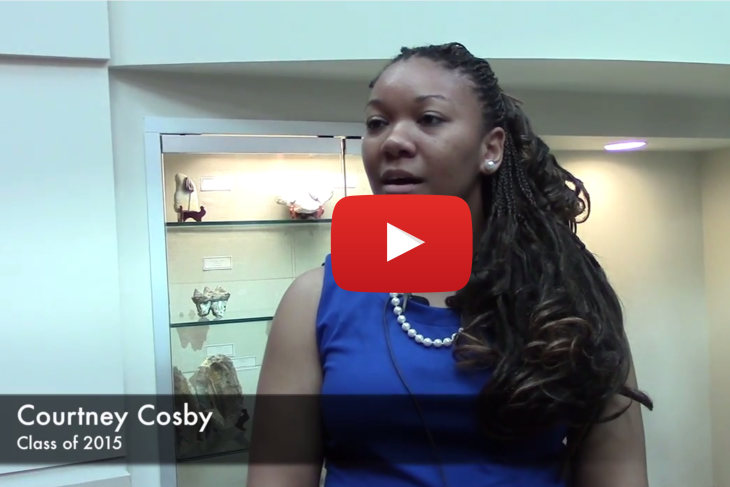 Courtney Cosby '15 talks about her Summer Internship experience in Greencastle.