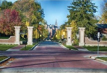 Anderson street with East College in the background