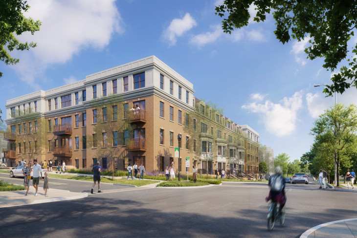 Seminary Square rendering, 2025