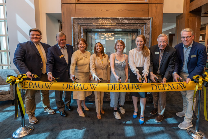 Celebrating the rededication of Roy O. West Library