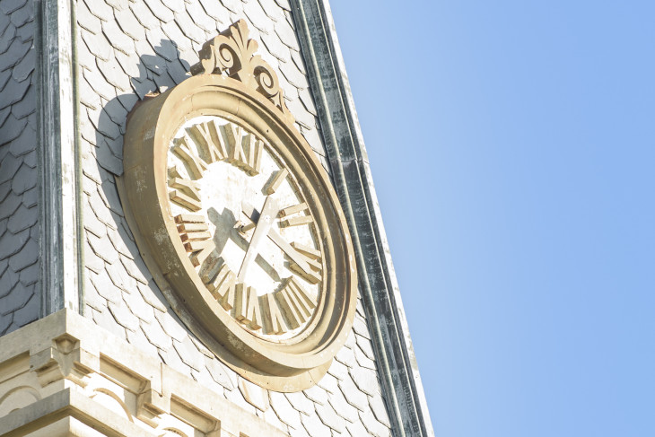 East College clock tower