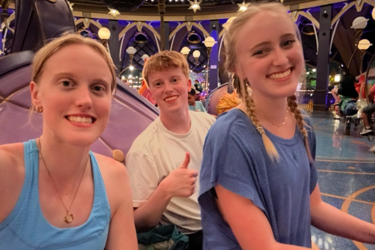 Aubree, Carson, and Adisyn together