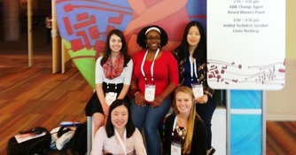 Justine Clarke and Elena Gonzalez win prestigious National Science Foundation scholarships (Fall 2014)