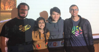 Four Students Win 2nd Annual Data Science Hackathon at Notre Dame (Winter 2019))