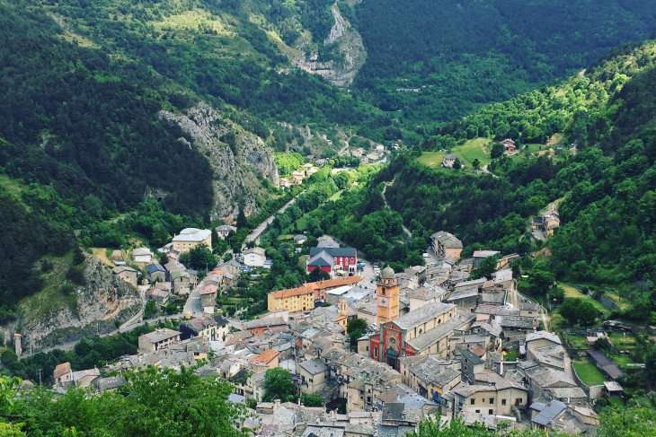 perched village in France 