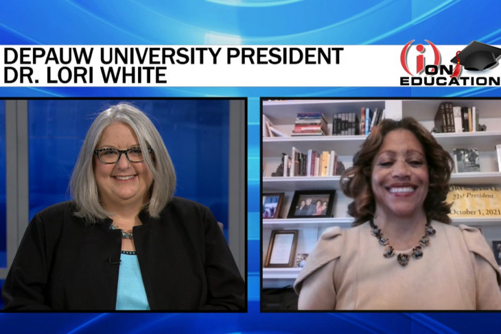 President White is interviewed by IBJ editor