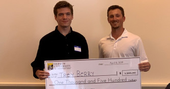 Pitch Competition winner Trey Berry