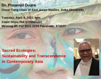 Asian Studies Spring 2021 Talk Series flyer