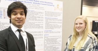 Raza Zaidi and Isabel Freihofer Travel to Seattle to Present Poster (Spring 2017)