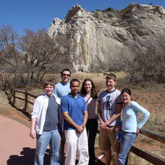 Visiting the "Garden of the Gods" in Colorado Springs after rounds at the 2007 NPDA National Tournament.