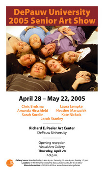 2005 Senior Art Show flyer