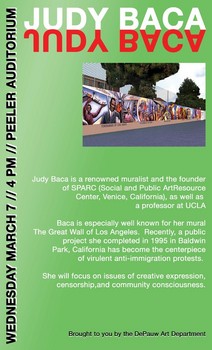 Judy Baca flyer