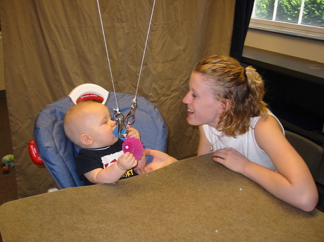 Our lab conducts experiments investigating the cognitive and emotional development of infants.