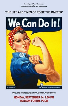 The Life and Times of Rosie the Riveter flyer