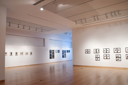 Peeler gallery with exhibit art on the wall