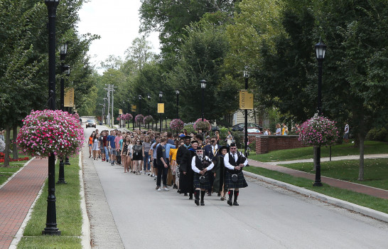 Convocation procession