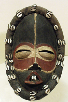 Mask With Cowrie Shells, early to mid 20th century