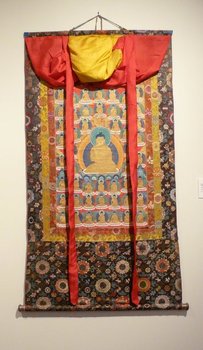 Shakyamuni Stong Sku (or 1000 Bodies) / 20th century, Tibetan Thangka, 2002.4.9, Gift of Bruce Walker '53