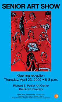 2009 Senior Art Show flyer
