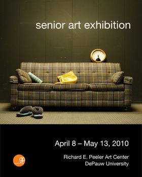 2010 Senior Art Exhibition flyer